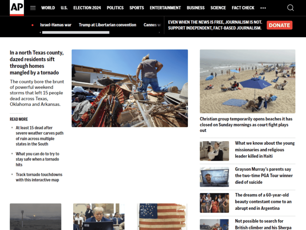 Review apnews.com website & blog collaboration opportunities, guest posts, backlink exchanges & outreach options