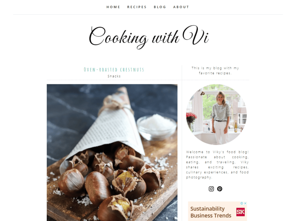 Review cookingwithvi.com website & blog collaboration opportunities, guest posts, backlink exchanges and marketing outreach options