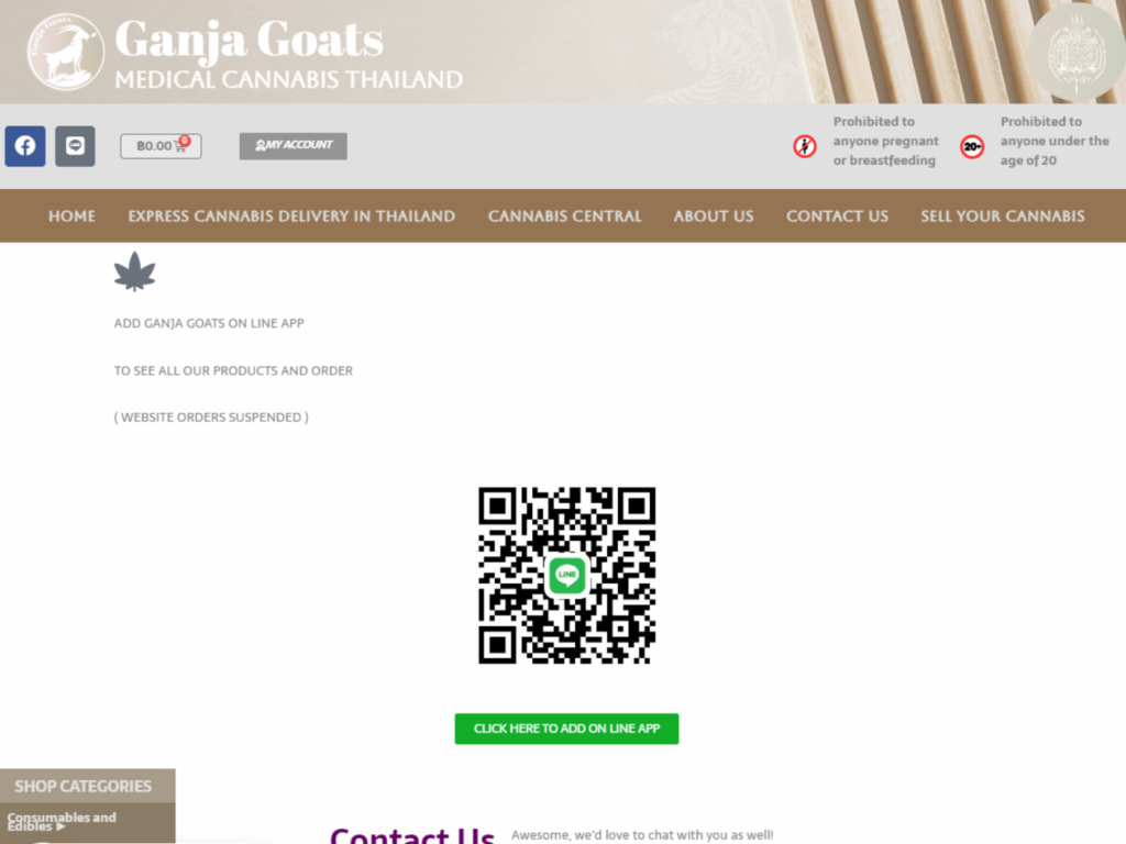 Review ganjagoats.com website and blog collaboration opportunities, guest posts, backlink exchanges, and marketing outreach options