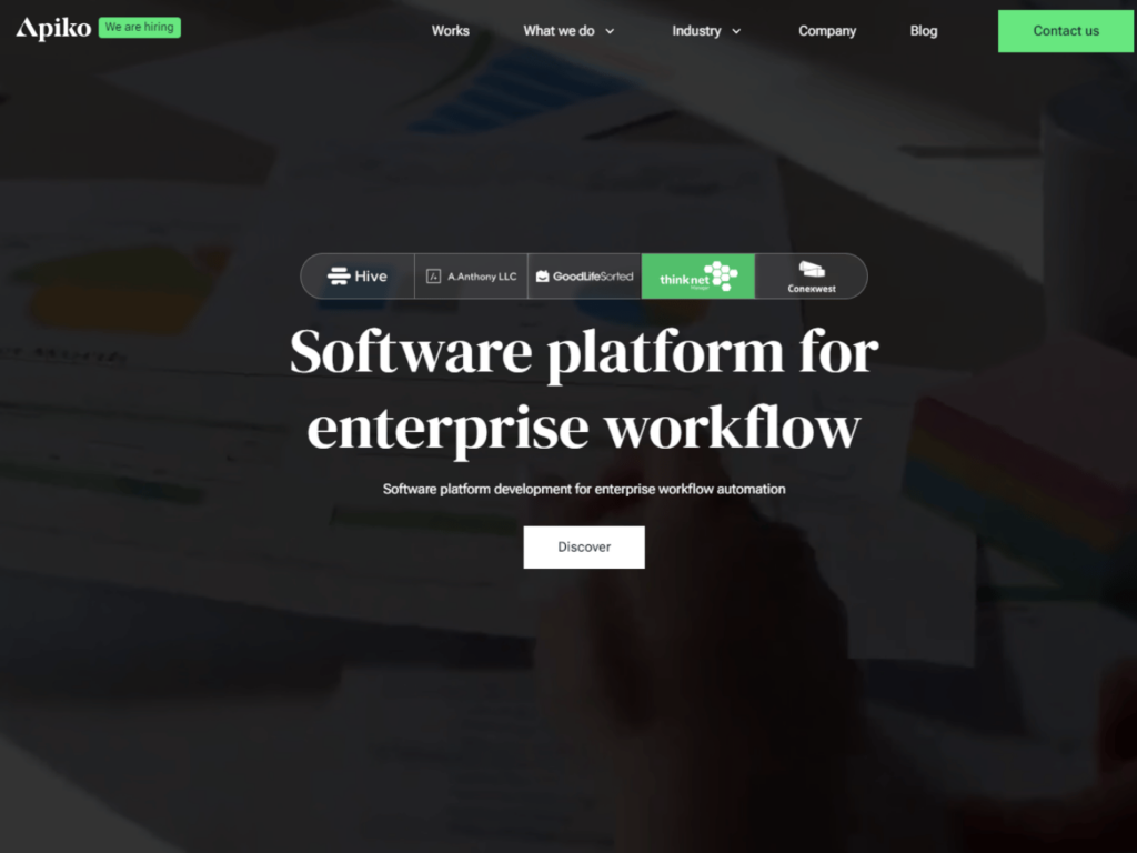 Review apiko.com domain collaboration opportunities, guest posts, backlinks exchange and marketing outreach options