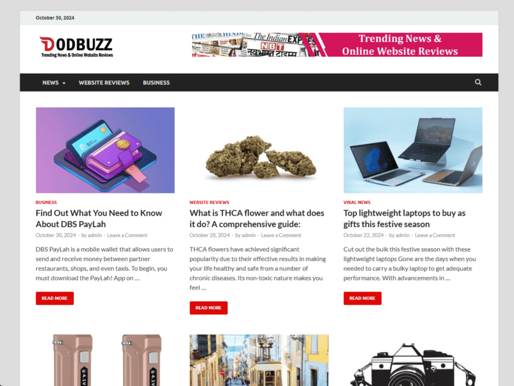 Review dodbuzz.com domain collaboration opportunities, guest posts, backlink exchanges and marketing outreach options