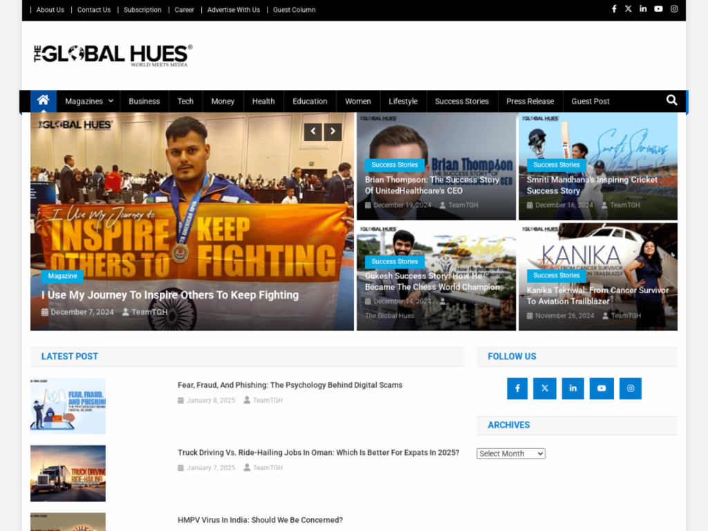 Review theglobalhues.com domain collaboration opportunities, guest posts, backlink exchanges and marketing outreach options