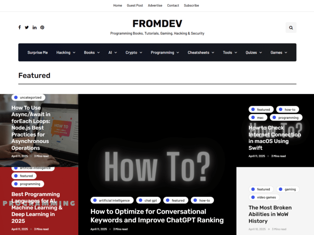 Review fromdev.com domain collaboration opportunities, guest posts, backlink exchanges and marketing outreach options