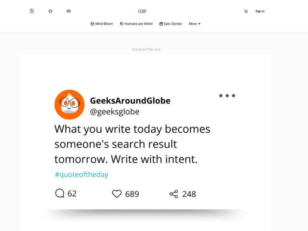 Review geeksaroundglobe.com domain collaboration opportunities, guest posts, backlink exchanges and marketing outreach options